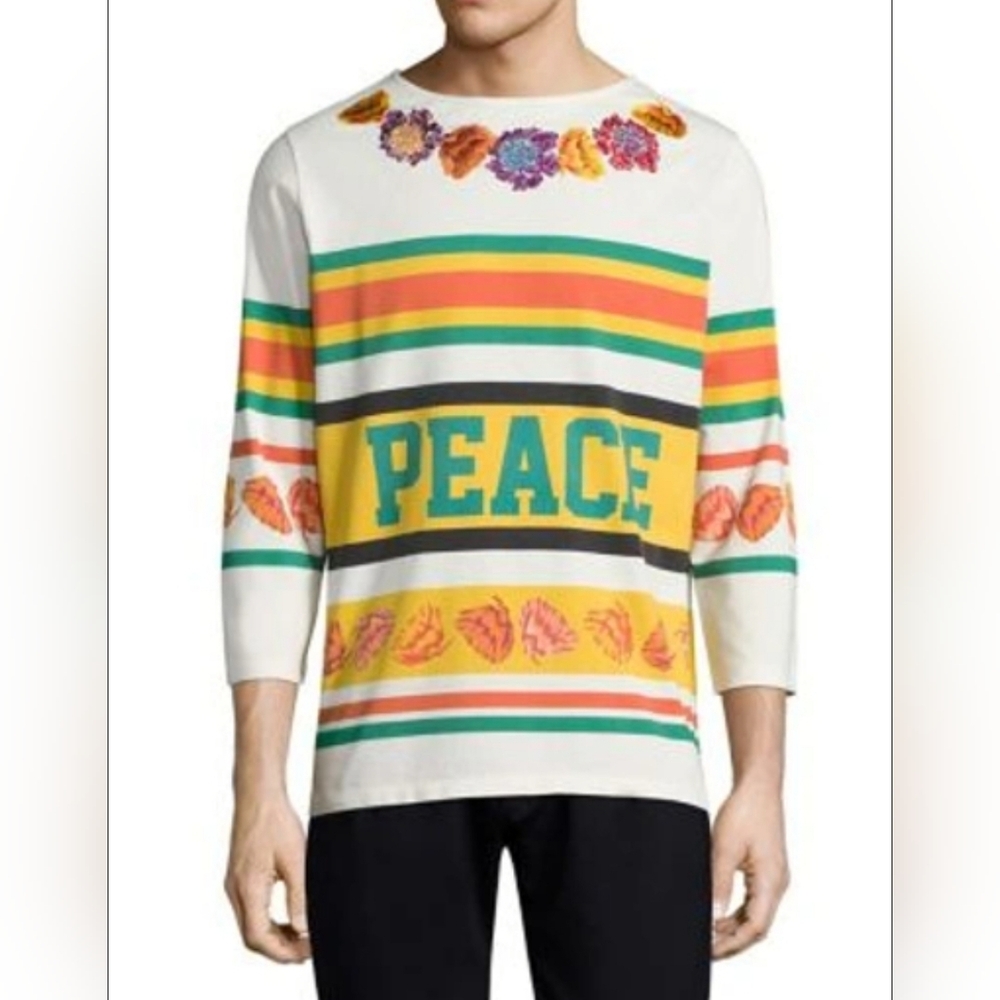 NEW Men/Women RARE Paul Smith Floral Hockey Jersey T Shirt Unisex Runway 😀